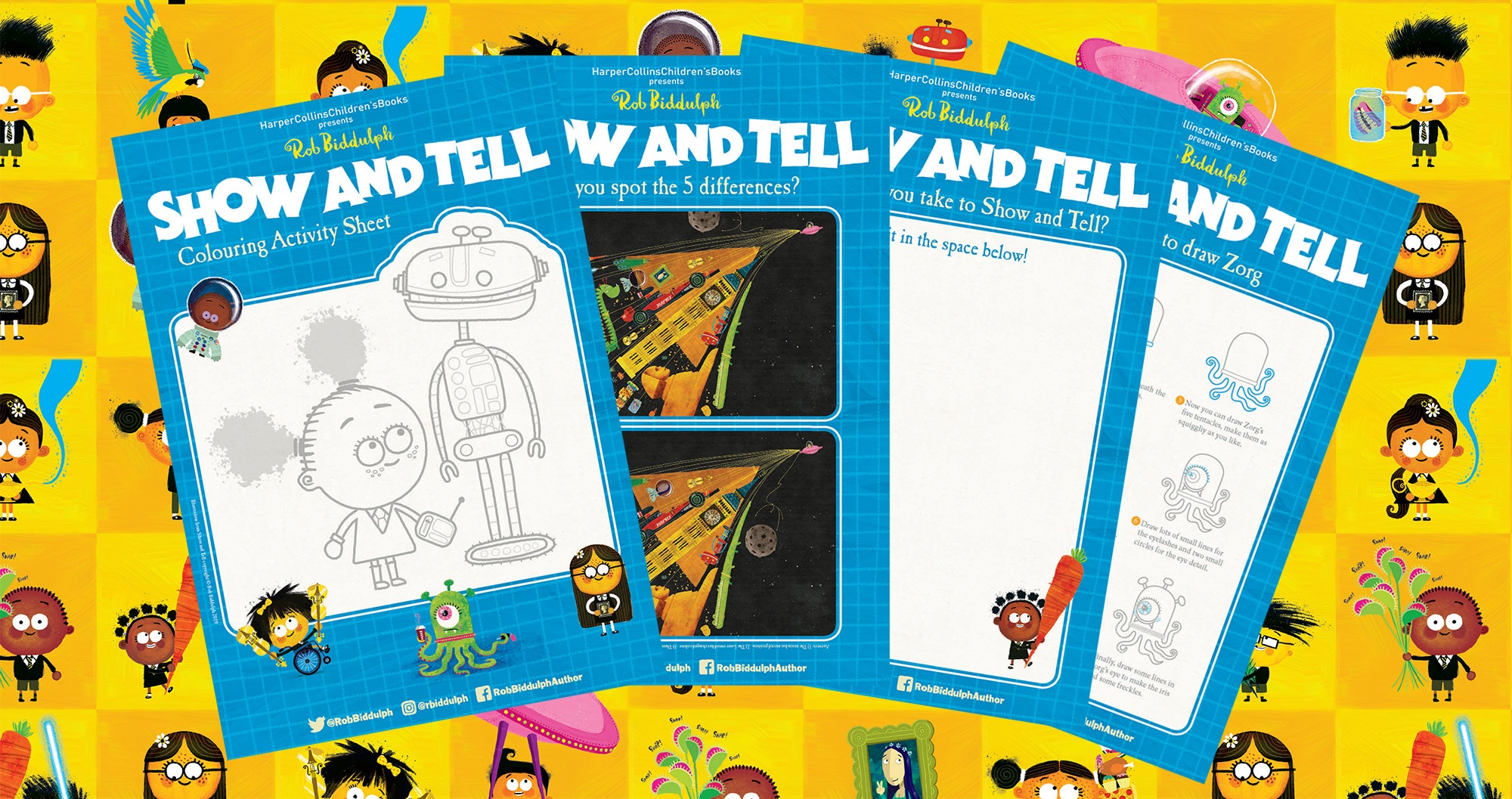 Show and Tell activity sheets