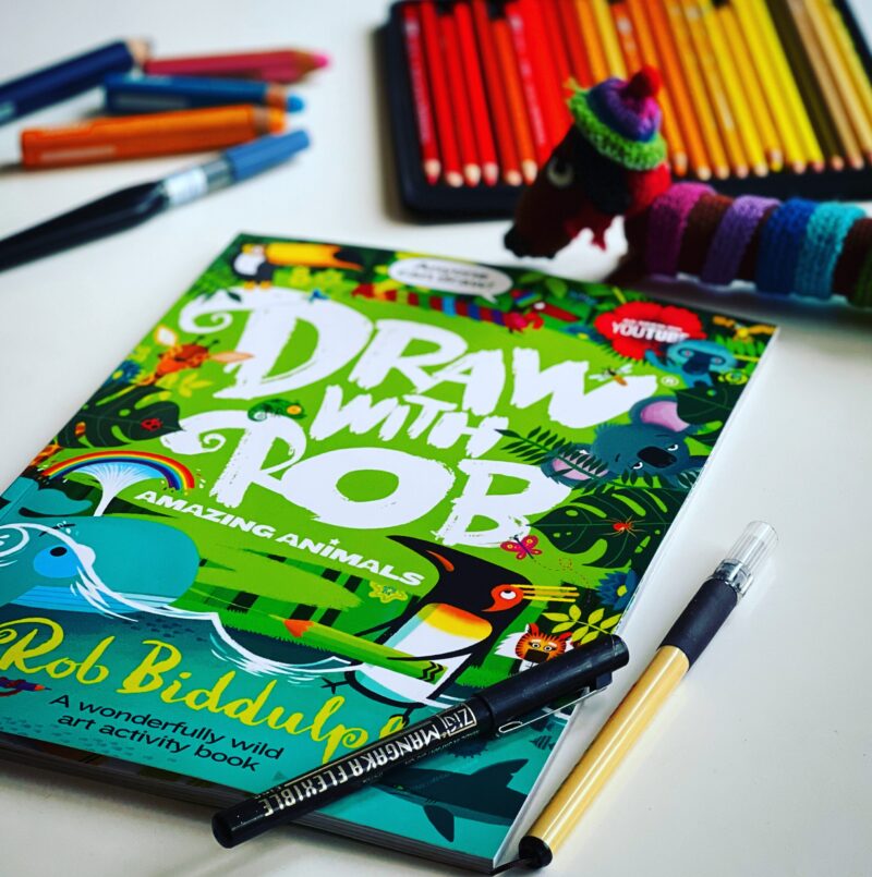 Draw with Rob Amazing Animals Activity Sheets! HarperCollins